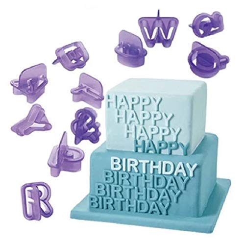 Molde de Letras e Números para Confeitaria - CF29 - YANGZI