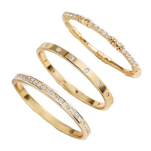 Maddie 18K Gold Ring Set