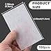 SmallCat 100pcs Perm Papers for Hair, End Wrapping Papers for Perm Rods, Disposable High Temperature Resistant Thick Toughness Hair Curling Styling Paper for Cold Hot Perms for Salon or Home