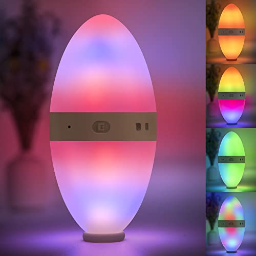 Ecolor Portable Smart Light Egg Mood Light With App Control, Creative Diy Design Rechargeable Led Dimmable Lamp, Cool Gifts For Women & Men, Music Mode For Gaming, Camping & Decoration #TOP3