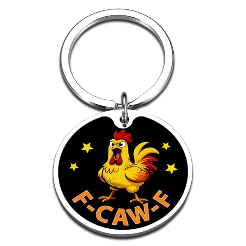 Porte-clés poulet fete de galentine et saint-valentin, cadeau original humour pour amis