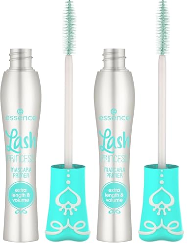 Essence Cosmetics Prebase Para Máscara De Pestañas Lash Princess Extra Longitud Y Volumen, Dar Volumen, Priming, Alargar, Intensivo, 9 ml (Paquete de 2)