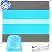 Produktbild Picknickdecke mit Tasche Faltbar Stranddecke und Strandmatte Schnell Trocknende Extra Großes 270x210 cm wasserdichte Campingdecke für Outdoor am Strand mit 4 Pfosten Fuß