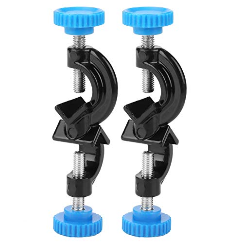 2pcs Lab Cross Clamp Holder Large Laboratory Cross Clamp Holder Rod Stand Rack Claw Clip Grip Support