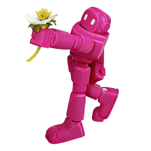 Figura de robot articulada, modelo de acción, figura de acción articulada de 3,35 pulgadas con articulaciones móviles, juguetes robots coleccionables, de exhibición de escritorio con
