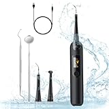 Removedor de Placa Dental - Removedor de Sarro Para Los Dientes - Kit Limpieza Dental - Limpiador Sarro Dental - IPX6-5 Modos - Luz Led - Cable Usb.