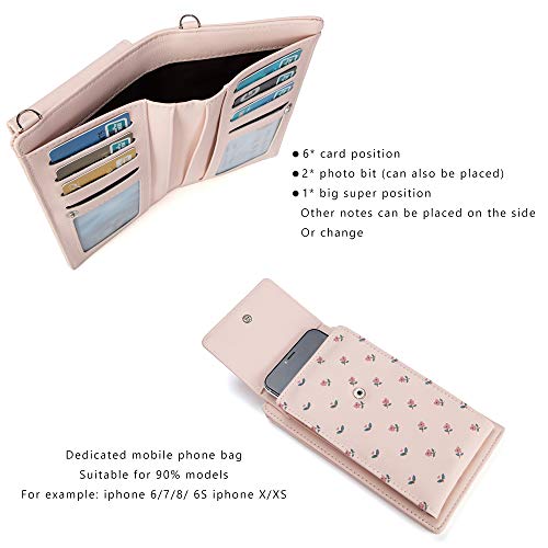 Myfriday Small Leather Shoulder Bag, Crossbody Bag Cellphone Wallet Purse Lightweight Crossbody Handbags For Women #TOP5