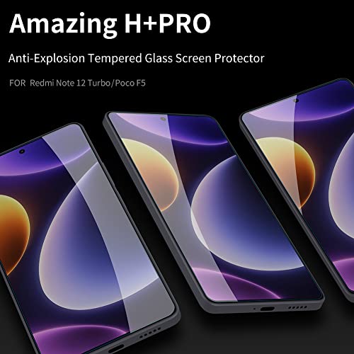 Nillkin Tempered Glass for Xiaomi Redmi Note 12 Turbo/Poco F5 (6.67" Inch) Amazing H+ Pro Explosion Proof Screen Protect - Image 2