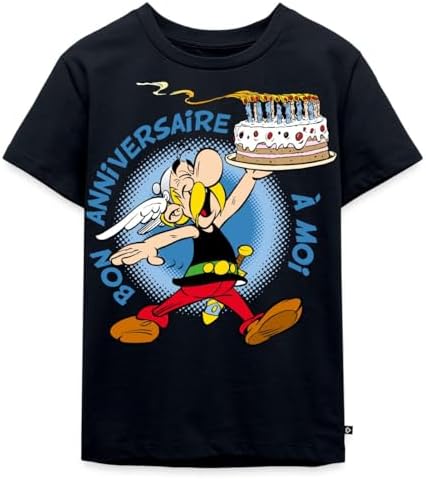 Spreadshirt Asterix & Obelix Asterix Gâteau d'anniversaire T Shirt Enfant Premium