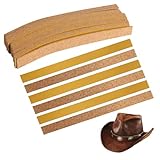 40 Stück Hut Verkleinerung, Hutband Innen Selbstklebend, 200 x 20 x 2mm Korkenstreifen Selbstklebend Zum Anpassen Der Hutgröße, Korkstreifen Korkeinlagen zum Verkleinern für Alle Hutarten