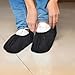 EupHHonycs 2 Pcs Bowling Shoe Covers, Black Shoe Covers Shoe Protector Covers Anti Slip Shoe Covers Polyester Shoe Accessories for Bowling Shoe Game Sports Supplies