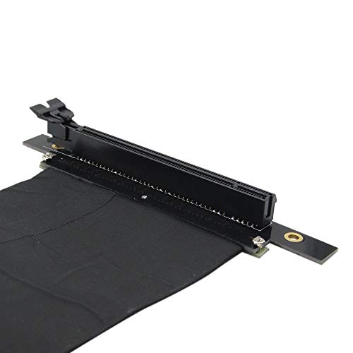 Jullynice PCI-E cabo de extensão 16X tipo L PCI-E 16X extensor de elevação de alta velocidade flexív