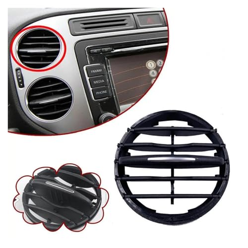 Rejilla de salida de aire plegable para salpicadero central de VW Tiguan 2010-2017 5