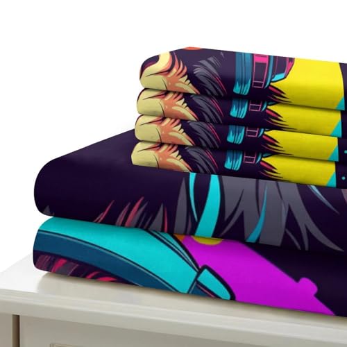 Housse de couette gorille 3D zippée pour changer votre lit simple sans effort
