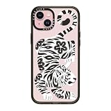 CASETiFY インパクト iPhone 15 Plus ケース [MIL規格準拠 (4x MIL-STD-810G)/2.5mからの落下試験をクリア/MagSafe に対応] - Silver Tiger - ブラック