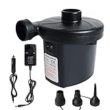 【PORTÁTIL CON PESO LIGERO】Bomba hinchar bomba de inflar es pequeño, fácil de transportar y guardar, cabe perfectamente en la palma de su mano, le ahorrará más espacio. Ideal para acampar al aire libre o tomar vacaciones.