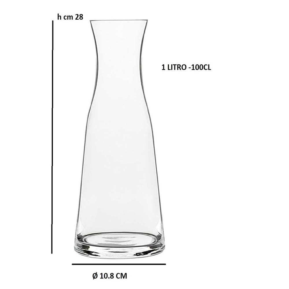 Set Caraffa 1L e 6 Bicchieri Rocks 35cl Accademia in Vetro Sonoro SON.hyx Brocca Ergonomica e Calici Quadrati Alta Resistenza per Whisky Cocktail Acqua Uso Domestico e Professionale Trasparente