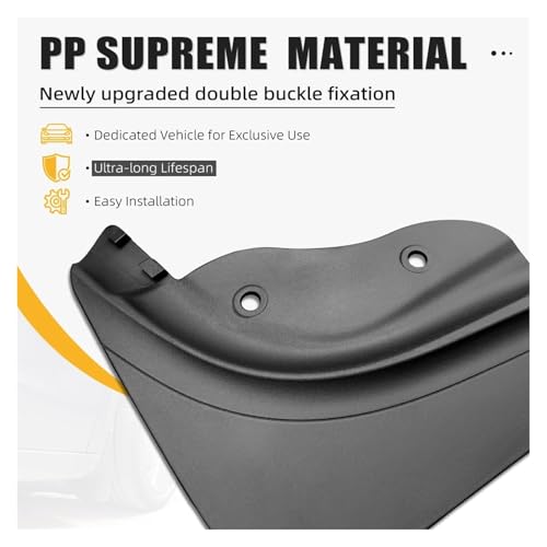 Garde-boue Tesla Model Y Juniper 2025 accessoire flexible avant arrière