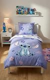 Stitch Lilo Azul Morado Funda Nórdica Cama 90 140x200 + Funda Almohada