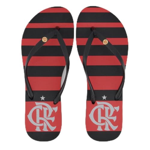 Chinelo Flamengo Manto I 2024 Feminino Preto 33-34