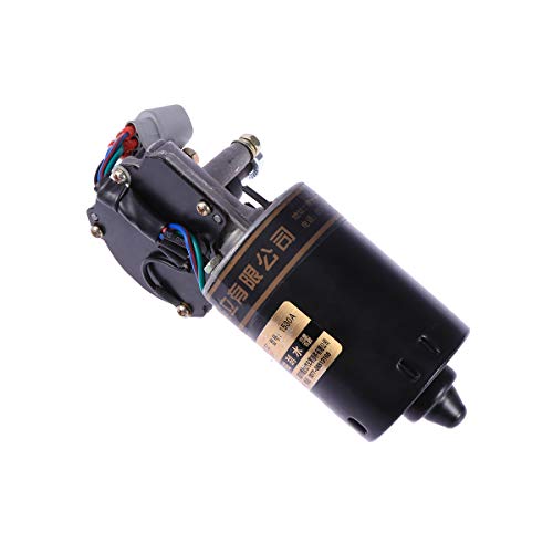 Moteur d'essuie-glace arrière 12V en métal noir pour trajets de pluie