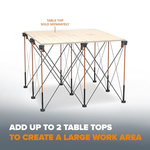 Image of BORA Centipede 4x4 Foot Portable Work Bench Folding Work Table for Garage