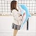 hokkk De 30 a 140 cm de Peluche de delfín Azul Rosa de Peluche de Juguete Mar Océano Animal Niños de Peluche Animal Doll Niños Niñas Regalo de cumpleaños 30 cm Azul