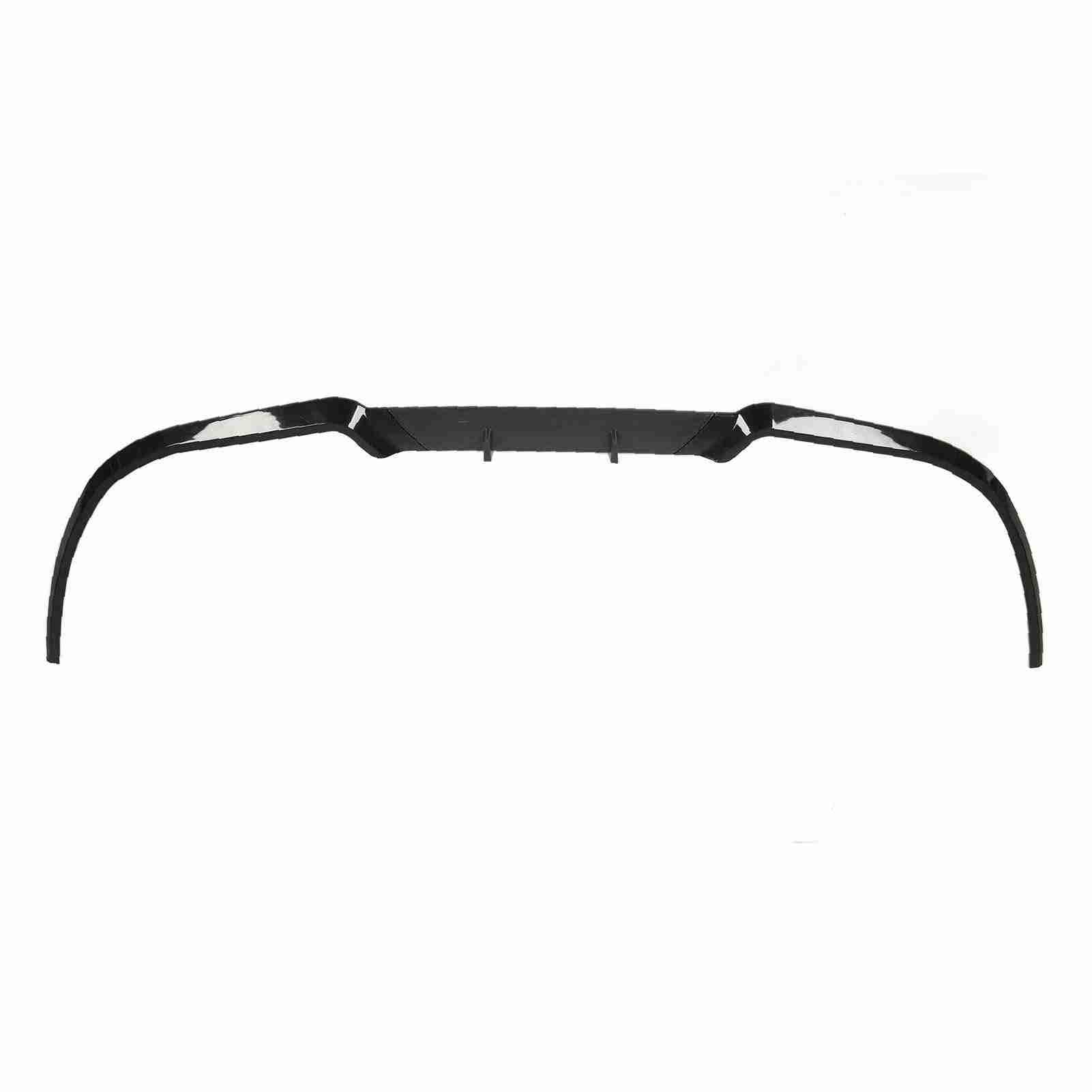 Seat Przedni Zderzak Podbródek Dokładka 114 cm Czarny Błyszczący Spojler