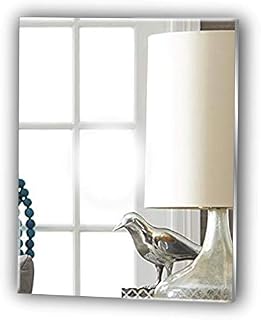 Rectangle Wall Mounted Acrylic Bathroom Mirrors: Frameless, Easy to Stick, Strong, Lightweight