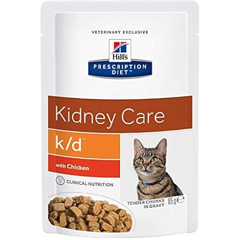 Hills Prescription Diet k/d Feline Chicken 12 x 85gram Cover