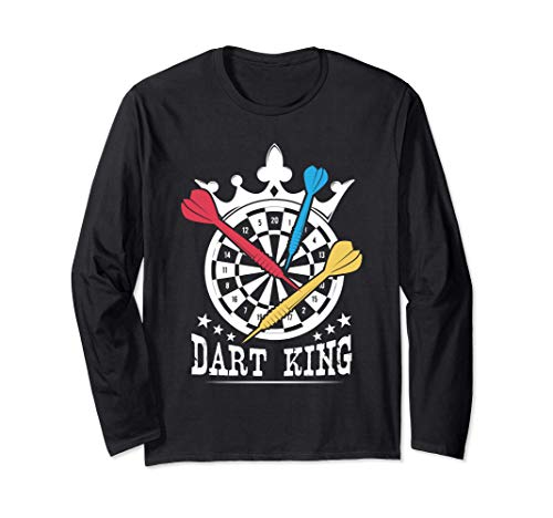Dart King Per Giocatore E Freccette Fan Uomini Maglia a Manica