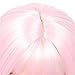 Tzncos Just 1pc Wig fit for 8-9 inch Head Dolls Long Straight 1/3 BJD Wigs MSD DOD Pullip Dollfie Hair (Pink)