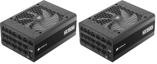 Image of CORSAIR HX1500i (2025) ATX 3.1 PCIe 5.1 Ready Power Supply - Black, 1500 Watts (Pack of 2)