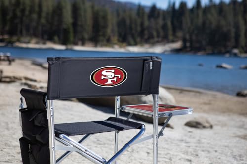 Image of Picnic TIME NFL Unisex-Adult NFL Sports Chair with Side Table, Beach Chair, Camp Chair for Adults