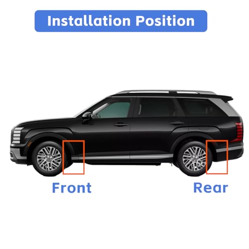 Image of Mud Flaps for 2026 Hyundai Palisade SE SEL Mud Guards Splash Guards Front & Rear SUV Set of 4PCS Black Heavy Duty MudGuards Exterior Accessories (Don't Fit XRT PRO & Calligraphy Models)
