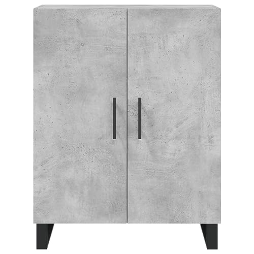 Xichuzi Aparador Alto Madera contrachapada Gris hormigón 69,5x34x180 cm, Mueble Salon, Aparadores para Salon, Mueble Comedor, Mueble Auxiliar, Aparador Cocina, Aparador Entrada Recibidor - 3198237 - imagen 8