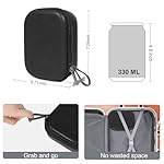 Bukere Travel Sunglasses Organizer Case, PU Leather Adjustable Slots for Multiple Glasses, Hard Eyewear Box for Men Women - Image 5