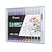 Produktbild 24 Wasserfarben Pinselstifte und 1 Aqua Brush von Zenacolor - Ungiftige Wasserbasis Markers - Aquarell Wasserfarben Pinselstift - Weiche und Flexible Spitze, für Kalligrafie, Färbung oder Manga