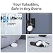 iVANKY for iPhone AirTag Smart Tag Air Tracker Item Finders for Apple Find My (iOS Only) Track Key, Wallet, Luggage, Bluetooth 5.2 Locator with Replaceable Battery, 85dB+, IP67, 2 Pack