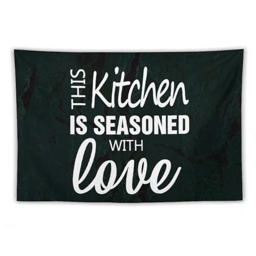 Tapiz estético de 152 x 228 cm con frase motivacional para renovar la decoración del dormitorio