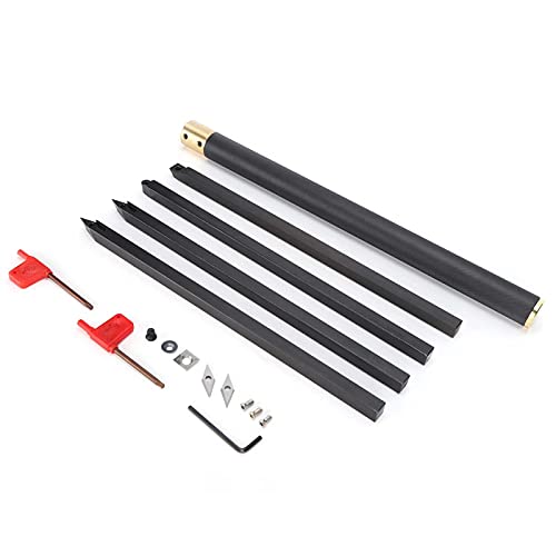 Herramientas para torneado con punta de carburo y soporte de acero miniatura 3