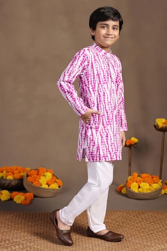 Image of Fashion Dream Boys Cotton Blend Geometric Kurta Pyjama Set|Boy Kurta Set|Kurta Pyjama Set|Ethnic Set|Kurta Pyjama|Ethnic Set|Kurta And Payjama Set|Kurta Set