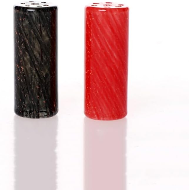 Reusable Glass Rolling Tips 12mm x 30mm, Multi-Color Round Filter Mouthpiece for DIY, Easy Clean & Eco-Friendly, Individually Packaged 10 Packs (Color D)