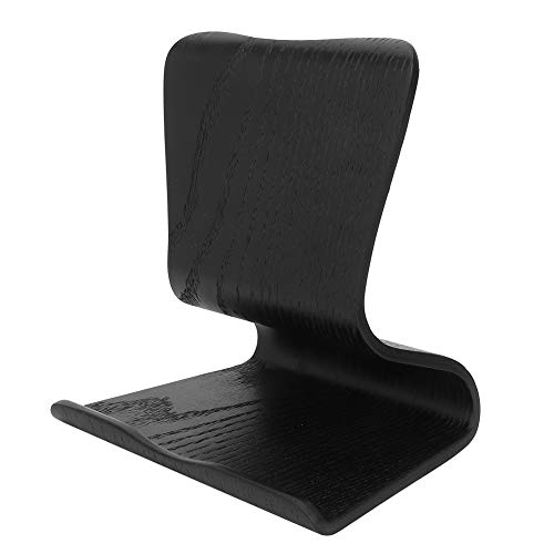 Suporte para tablet, suporte preto para computador tablet Material de carvalho Suporte para tablet,