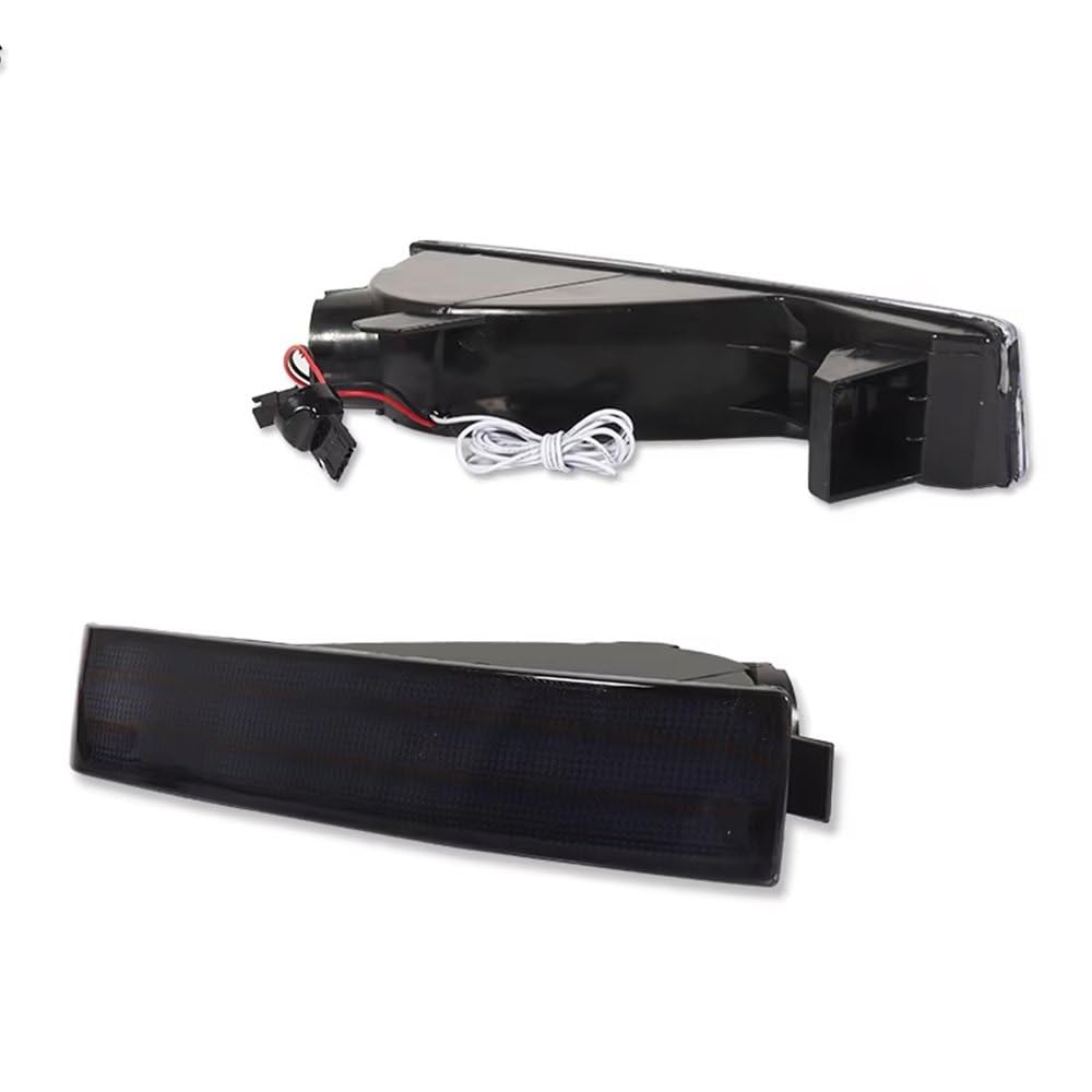Indicatori di Direzione Per Prelude 1992-1996 Switchback Ambra LED Paraurti Anteriore Auto Indicatori Direzione W Bianco DRL Guida 12V(Smoked Lens)