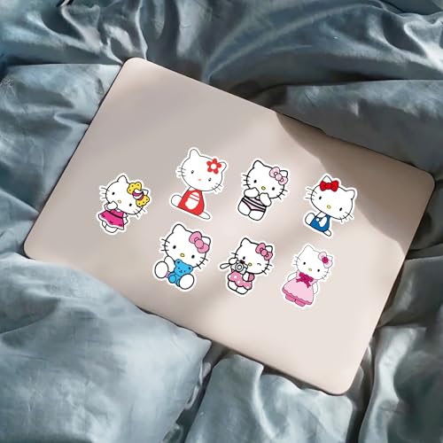 Moqian MQ126 50Pcs Hello Kitty Stickers For Kids, Cute Anime Cartoon Hellokitty Waterproof Vinyl Decal thumb #5