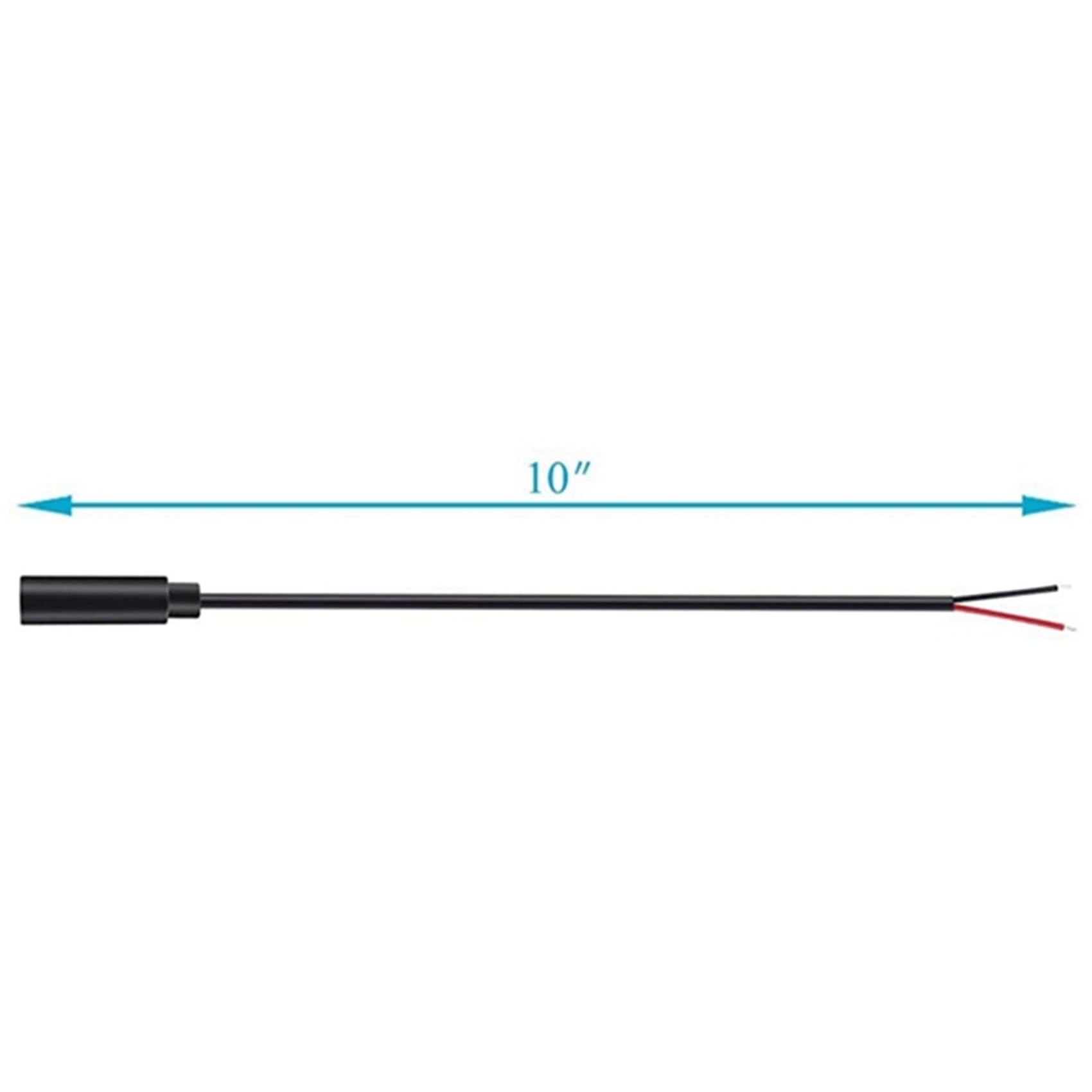 Lot de 100 câbles jack 3,5 mm vers câble nu, extrémité ouverte, 2 broches mono mâle 1/8" 3,5 mm