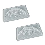 SaiDian 2 Pcs Koi Fish Mold for DIY Cake Chocolate Jelly Handmade Sugarcraft Mould Baking Tool