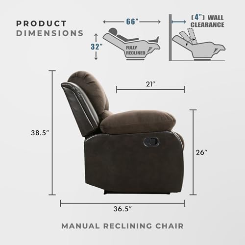 Sillón Plegable Poliéster Marrón miniatura 2