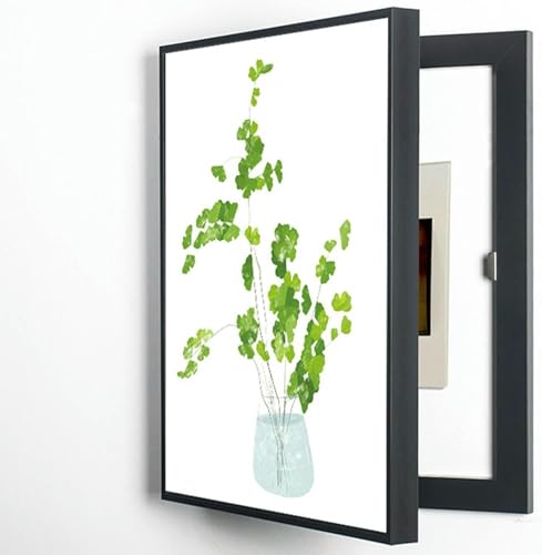 Couvercle de boîte à fusibles et boîte décorative pour panneau électrique mural